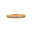 Rose-gold wedding ring with diamond 18 karat