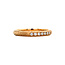 Rose-gold wedding ring with diamond 18 karat