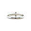 White gold solitaire ring with diamond 0.50ct. 14 carat* New