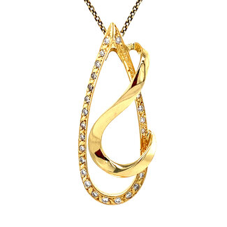 Goldanhänger mit 18 Karat Diamant