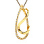 Gold pendant with diamond 18 karat