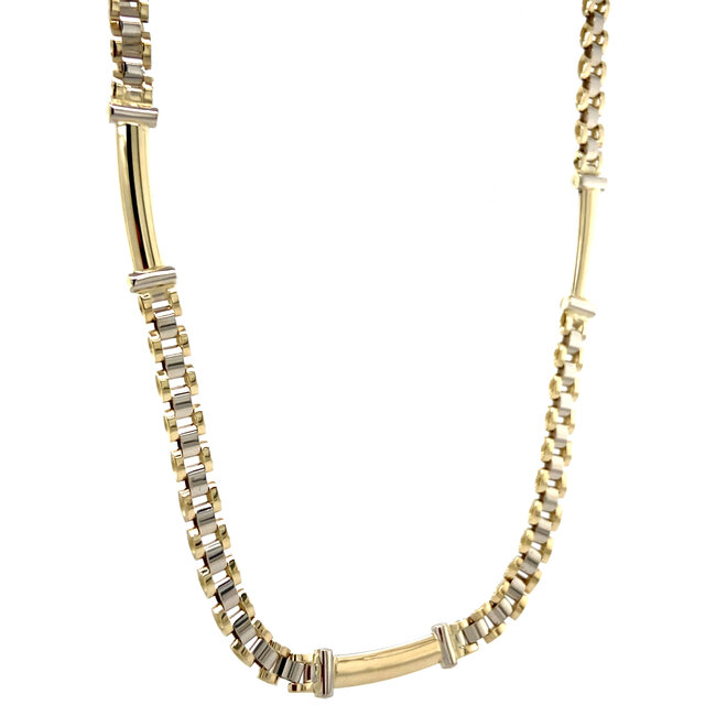 Gold choker rolex 45 cm 14 karat