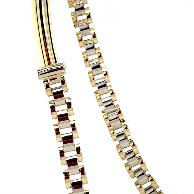 Goldener Choker Rolex 45 cm 14 Karat