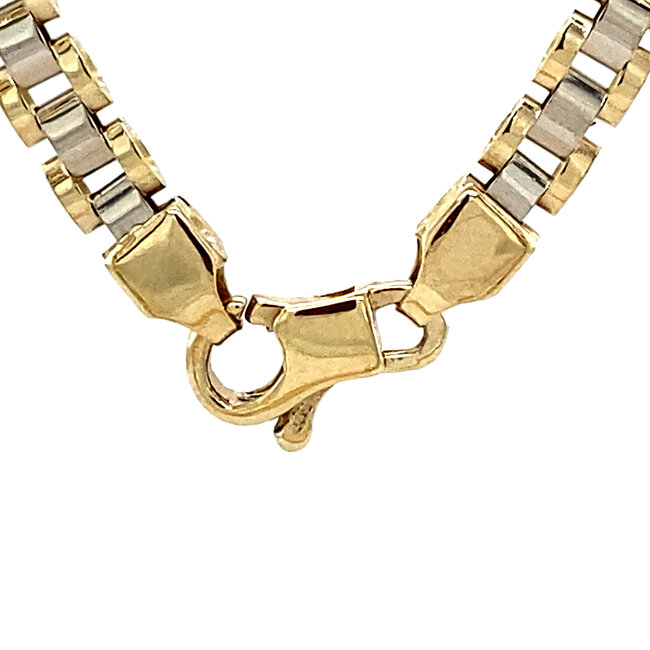 Goldener Choker Rolex 45 cm 14 Karat