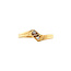 Gold ring with 14 carat diamond