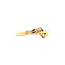 Gold ring with 14 carat diamond