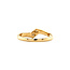 Gold ring with 14 carat diamond