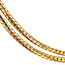 Goldenes Gourmet-Collier 46 cm 14 Karat