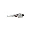 White gold ring with diamond 18 karat