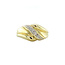 Goldener Ring mit Diamant 14 Karat