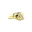 Goldener Ring mit Diamant 14 Karat