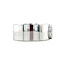 White gold ring with zirconia 18 carat