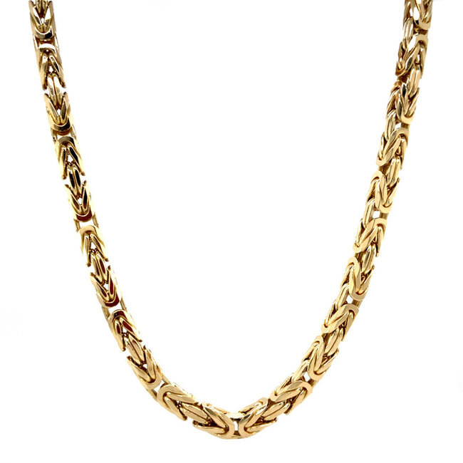 Goldenes Königscollier 73 cm 14 Karat