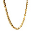 Gold king's necklace 73 cm 14 karat