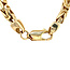 Gold king's necklace 73 cm 14 karat
