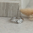 Platina ring met diamant 850