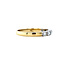 Gold memoire ring with 14 carat diamond* new