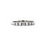 White gold memoire ring with 14 carat diamond* new