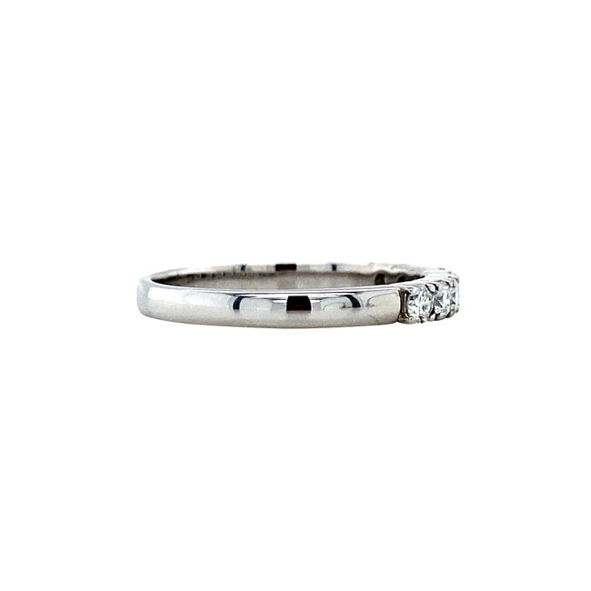 White gold memory ring with diamond 14 karat* new