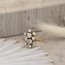 Gold ring with diamonds 18 karat
