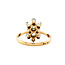 Gold ring with diamonds 18 karat