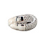 White gold ring with diamond 18 karat