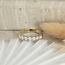 Gold memoire ring with 14 carat diamond* new
