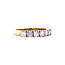 Gold memoire ring with 14 carat diamond* new