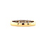 Gold memoire ring with 14 carat diamond* new