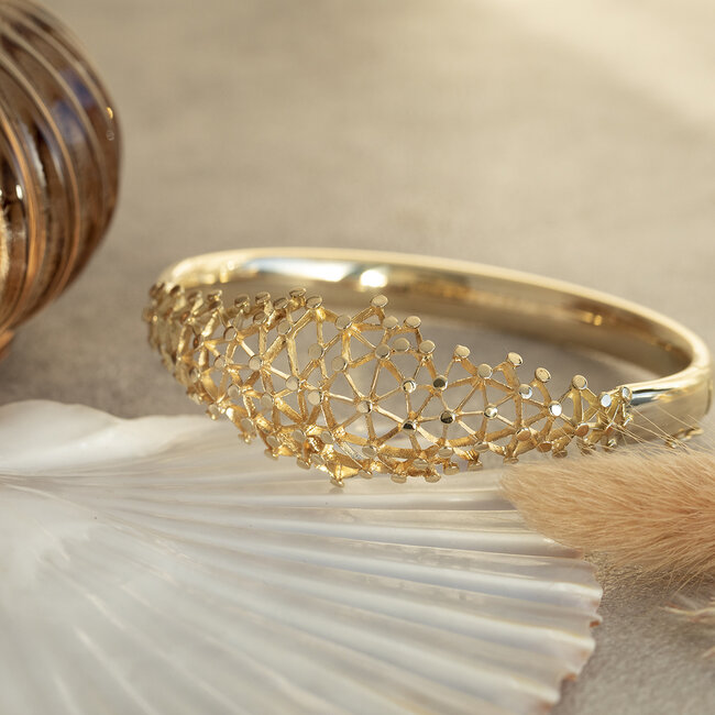 Goldenes Constellation-Armband 14 Karat