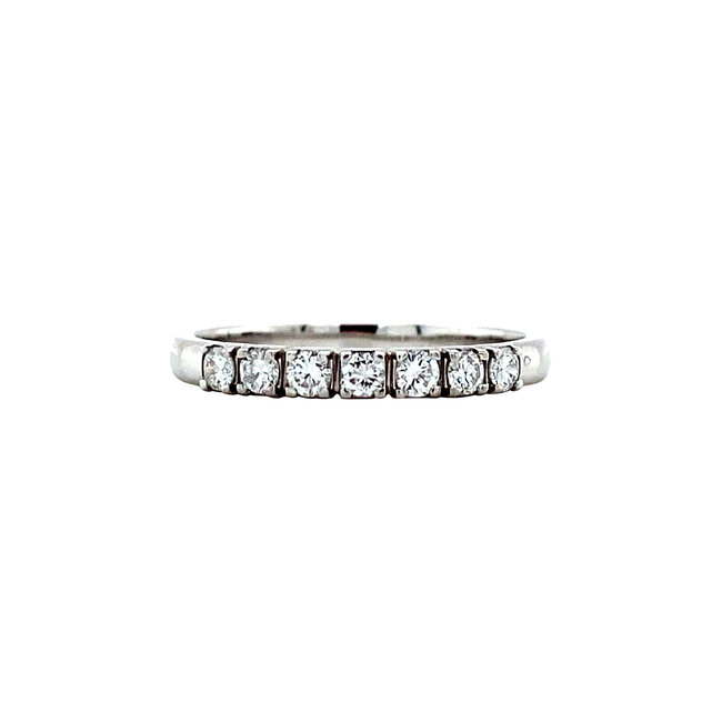 White gold memoire ring with diamond 14 karat* new