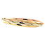Tricolour gouden trinity armband 14 karaat