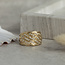 Gold ring with 18 carat diamond