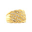 Gold ring with 18 carat diamond