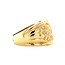 Gold ring with 18 carat diamond