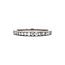 White gold alliance ring with diamond 18 karat