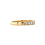 Goldener Ring mit Diamant 14 Karat