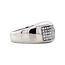 White gold ring with tourmaline and diamond from Tirisi 18 carat