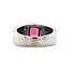 Weißgoldener Ring mit Turmalin und Diamant von Tirisi 18 Karat