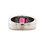 White-gold ring with tourmaline and diamond by Tirisi 18 karat