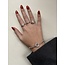 Weißgoldring mit 18 Karat Diamant