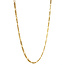 Gouden figaro collier 52 cm 14 karaat