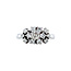 White gold ring with diamond 14 karat