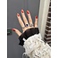 White gold ring with diamond 14 karat