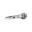 White gold ring with diamond 14 karat