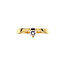 Gold ring with diamond from Diamonde 14 carat