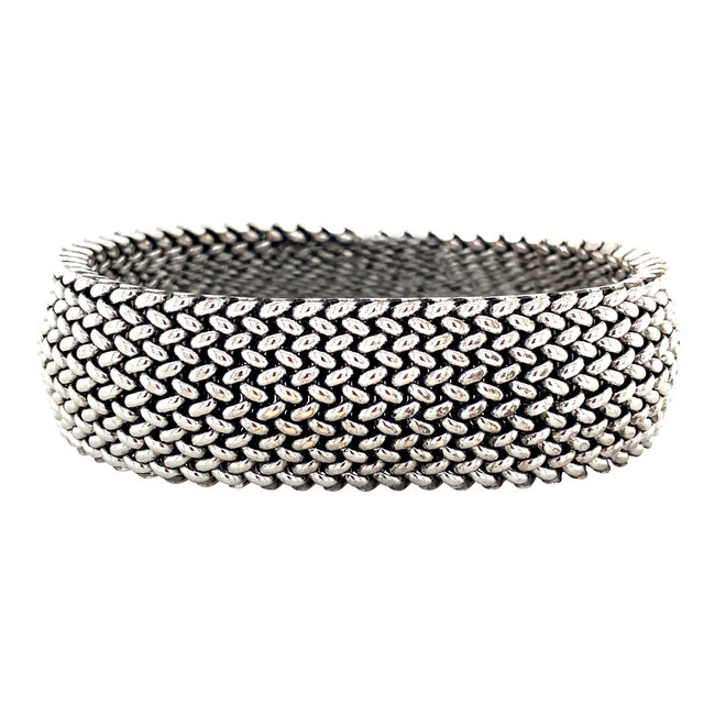 Witgouden armband 19 cm 14 karaat