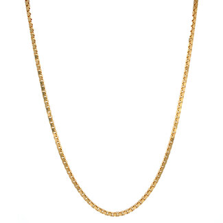 Goldene Venezianerkette 60,5 cm 18 Karat