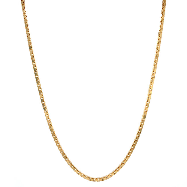 Goldene Venezianerkette 60,5 cm 18 Karat
