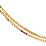 Goldene Venezianerkette 60,5 cm 18 Karat